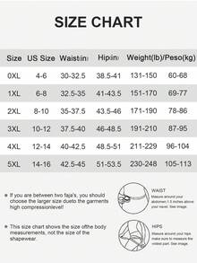 1pc Women High Waist Criss-Cross Girdle Seamless Tummy Control Butt Lifter Shapewear Shorts, Plus Size - Black - View 11