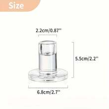 3/6/10/20pcsGlass Conical Candle Holder - Transparent Candle Holder For Fireplace And Dining Table Center Decoration - Multi-color - View 10