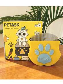 PETSIN Multi-Function Stainless Steel Pet Brush, Suitable For Teddy, Maltese, Pomeranian And Other Small/Medium Dogs And Cats, Removes Fleas, Detailed Face Grooming - Multicolor - View 7