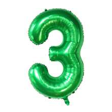 1pc Extra Large 40" Green Number Foil Balloon For Birthday & Anniversary Party Decorations - Green - View 4