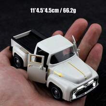 1pc Multi-Color Classic Alloy Pickup Model, Retro Truck Diecast Toy, Tabletop Collectible Ornament, Birthday Gift, Halloween & Thanksgiving Holiday Gift - Multicolor - View 2