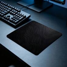 Wave Line Mouse Pad Black Texture Desk Mat Extended XL MousePad Office Desk Accessories Multicolor Non-Slip Stitched Edge Computer Mat For Desk 35.4x15.7 Inches Rubber Base Laptop Keyboard Pad For Home Office & Gamers,Durable And Spill-Resistant - View 5