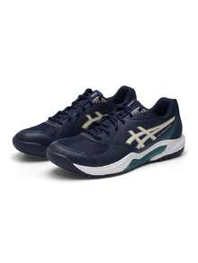 Asics Men's Tennis Shoes GEL-DEDICATE 9 Court Training Breathable Sports Sneakers 1041A543-400 - Dark Blue/white - View 8
