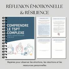 Spiral Notebooks, French Language Emotional Reflection Planner With Guided Prompts For Trigger Awareness, Thought Reframing, Self-Compassion, Emotional Regulation & Personal Resilience - A5 - View 6