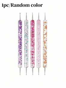 5/3/1pcs Double-Ended Nail Art Dotting Tool Set - Multicolor - View 6