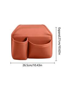 1pc Car Multi-Function Storage Box, Leather Material Car Door Side Storage Bag, Multi-Function Car Cup Holder, Car Storage Bag Water Cup Holder Phone Holder, Phone Mount Beverage Holder Rear Seat Storage Box, Car Interior Accessories, Universal Design Suitable For All Car Models - A - View 10