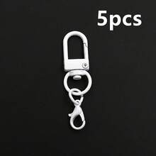 5 buah Pengait Jepit Lobster Logam Berwarna-warni untuk Gantungan Kunci, Tas, dan Aksesoris Liontin DIY - Jepit lobster - View 14