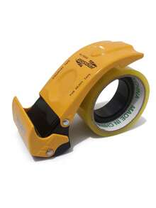 1 Pack 6cm Heavy Duty Tape Gun Dispenser With 30m Tape, One-Handed Carton Sealing Tool & Cutter, Ergonomic Box Taping Gun For Shipping, Moving, Warehouse, Packaging - Multicolor - View 9