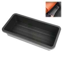 1pc Car Seat Under Storage Box, Fits Most Car Models, Front And Rear Seat Space Organizer, Hidden Tray, Efficient Car Parts Storage, Car Storage Box - Solid Black - View 6