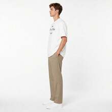 LI‑NING Men's Casual Short Sleeve Crew‑Neck T‑Shirt AHSWD61 - Milky - View 5