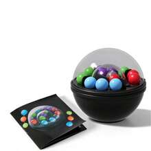 1PC-Kids Rotating Magic Ball Puzzle - Color Matching Brain Teaser Game, 3D Logic & Spatial Reasoning Toy For Boys Girls, Educational STEM Gift, Hand-Eye Coordination Trainer - Multicolor - View 7