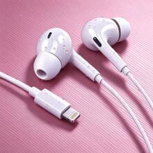 In-Ear Earphones With Microphone And Volume Control, Compatible With IPhone 14 Pro Max/14 Pro/14 Plus/14/13/12/11/XS/8/7/6, HiFi Stereo Wired Earphones, Series, In-Ear Earbuds Compatible With IPhone/ Lightning Port, Wired Earphones With Lightning Interface, Wired Earbuds Compatible With IPhone With Built-In Remote Control For Music, Phone And Volume Control - View 1