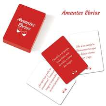 Amantes Ebrios Spanish Couple Drinking Card Game, 2-Player Interactive Tabletop Game Designed For Couples And Spouses, Suitable For Date Night, Home Leisure, Friends Gathering, Short Trips. Includes Fun Drinking Challenges And Rich Interactive Topics To Break Daily Monotony, Bring Couples Closer And Create A Romantic And Joyful Atmosphere - How Much - View 6