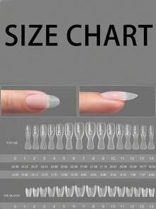 30/240 Pcs Transparent Nail Extension Tools Short Oval French Cover 15 Different Styles Reusable Quick And Convenient Double-Layer Extension Cover, New Short - Clear - View 3