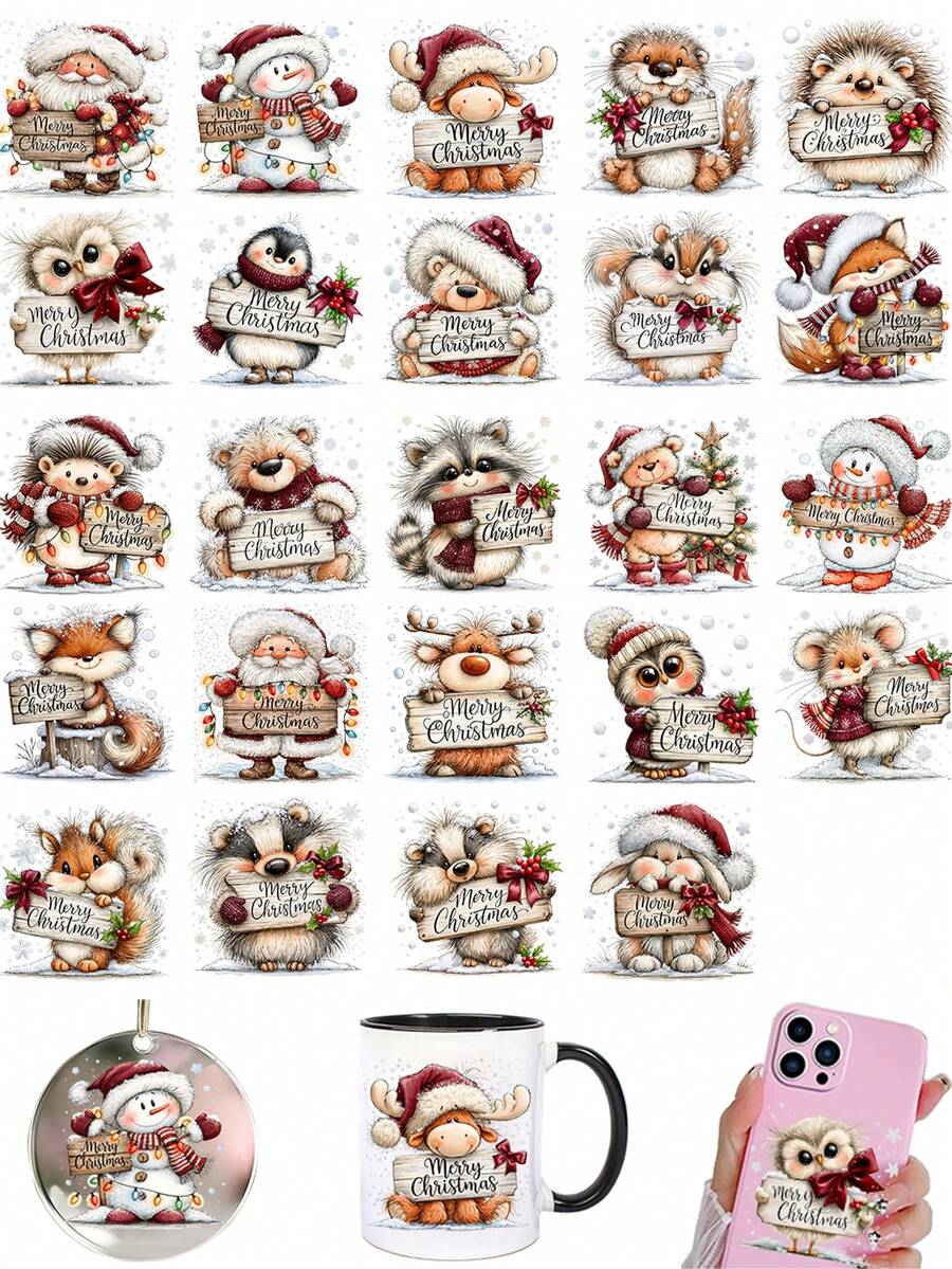4pcs Cute Forest Animals & 