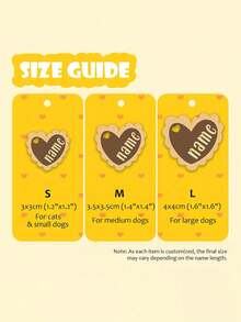 4*4cm Personalized Heart Pet ID Tag: Custom Acrylic Dog, Cat, Rabbit Name Tag - Multicolor - View 9