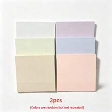 6 Packs Morandi Color Sticky Notes, 7.5 X 7.5 Cm (3 X 3 Inches), Suitable For Home, Office And Notebooks, 50 Sheets Per Pack - one-size - View 11