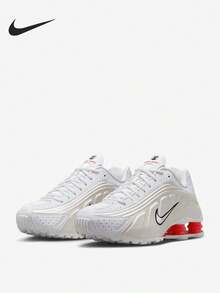 Nike Authentic SHOX R4 Women's Cushioned Breathable Low-Top Running Shoes AR3565-103 - AR3565-103 - View 1
