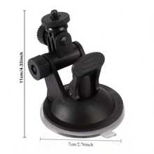 5-In-1 Heavy Duty Suction Cup Mount, Tool-Free Installation, Compatible With Insta360 X5/X4/X3, Hero 13/12/11/10/9 And Phones - View 3
