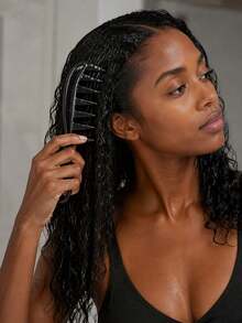 4pcs Hair Comb Set, 2-In-1 Spray Comb, Anti-Static Wide Tooth Comb, Detangling Comb, Straightening Comb, Moisturizing Comb, Suitable For All Hair Types, Women's Hair Accessories, Hair Care Products, Hair Styling Tools, Salon Equipment - Multicolor - View 7