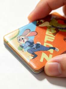 Disney 16PCS/4PCS Stiker Kartu Animal Utopia, Stiker Kulit Kartu Kredit, Film Kartu PVC Tahan Air, Karakter Kartun Judy & Nick yang Lucu, Dapat Dilepas Tanpa Meninggalkan Residu, Tidak Merusak Permukaan Kartu, Cocok untuk Kartu Debit, Kartu Transportasi, Dekorasi Kartu yang Dipersonalisasi, Koleksi Penggemar Stiker Dekoratif yang Menyenangkan - MultiWarna - View 3