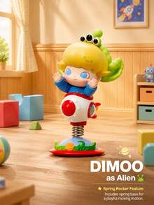 Pop Mart Mô hình nhân vật series hợp tác DIMOO WORLD X PIXAR - Nhiều màu - Xem 2