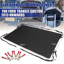 1pc 600D Oxford Fabric RV Sunshade, Foldable & Durable Barn Door Style Sunshade, Suitable For Ram Promaster, Peugeot Boxer, Iveco, T5 T6 Outdoor Camping Vehicles, Universal Rear Window Sunshade - Multicolor - View 10