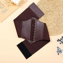 3PCS Renaissance Costume Accessories Kit Vintage PU Leather Lace Up Corset Belts Medieval Viking Wrist Guard For Halloween LARP Cosplay Party - A - View 5