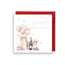 Funny 30th Birthday Cards, Birthday Card For Daughter, Rose Gold Champagne& Balloons, 30th Gifts, Happy Birthday - Multicolor - View 9