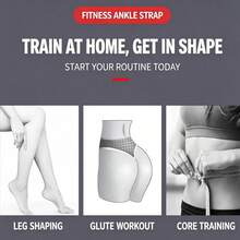 FIVING Ankle Straps For Cable Machine, Padded Adjustable Cuff Glute Leg Hip Kickback, Gym Workout Men Women - Multicolor - View 8