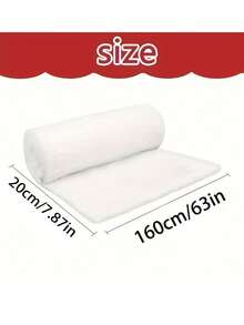 1pc Imitation Silk Filling Filter Snow Washable High Elastic Down Composite Lining Clothing Quilt Quilt Core Home Textile Use Silk Soft Clothing Home Textile Filling Flat Washable Polyester Imitation Silk - A - View 12