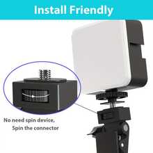 Selfie Light Clip Attachment Only, Ring Light Clip Adapter Replacement, Zoom Light Clip On Part For Phone Apple Laptop Tripod Computer - Black - View 2