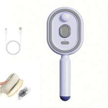 Electric Mist Telescopic Air Cushion Hairbrush, Portable Scalp Massage Comb, Type-C Rechargeable, Anti-Tangle Self-Cleaning Function, ABS Material Daily Hair Care Styling Tool - A - View 10