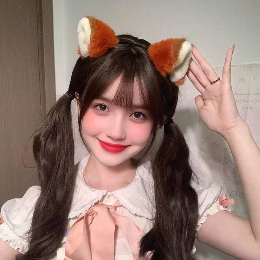 1pc, Super Cute Fox Headband, New Hot-Selling. Birthday Gift - Holiday Costume Prop - Gift - Halloween Gift - Gift - Multicolor - View 1