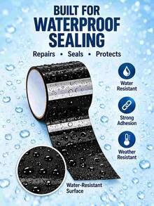 1 Roll PVC Pipe Super Waterproof Repair Tape, Leak-Proof Sealing Repair Tape, Self-Adhesive Performance Excellent Repair Tape, Insulated Pipe - Multicolor - View 5