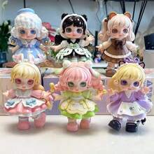 Cute Blind Box Figures, Kawaii Anime Girl Figurines, Random Style Collectible Dolls, Desktop Ornament Decoration, Gift For Girls, - Multicolor - View 6