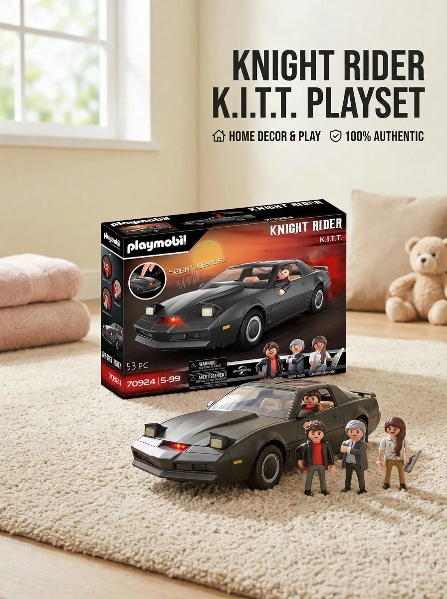 Playmobil Knight Rider Knight Rider - K.I.T.T. BOYS FIRST 70924 - Multicolor - View 1