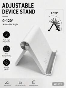 1/2 buah Dudukan Ponsel Meja Lipat Portabel, ABS Premium, Sudut Dapat Diatur, Ukuran Saku Ringkas dan Ringan, Cocok untuk Semua Smartphone dan Tablet, Stabil dan Anti Selip, Hemat Ruang - Berbagai gaya - View 14