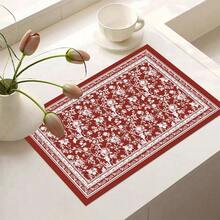 (Hot !!) 1pc 2D Printed Flat Stove Protector Mat, Rubber Anti-Slip Heat-Resistant Stove Cover Pad, Suitable For Induction Cooktop, Glass Cooktop, Multi-Functional Scratch-Resistant Mat, Best Choice For Oven, Washing Machine, Dryer, Kitchen Decor - Multicolor - View 11