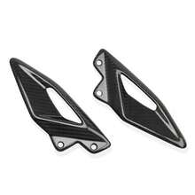 Motorcycle Carbon Fiber Foot Peg Heel Guard Plate, Footrest Protection Cover Modification Accessories Compatible With Triumph Street Triple 765R 765RS, Lightweight Durable Replacement Part - Carbon Fiber Twill - View 6