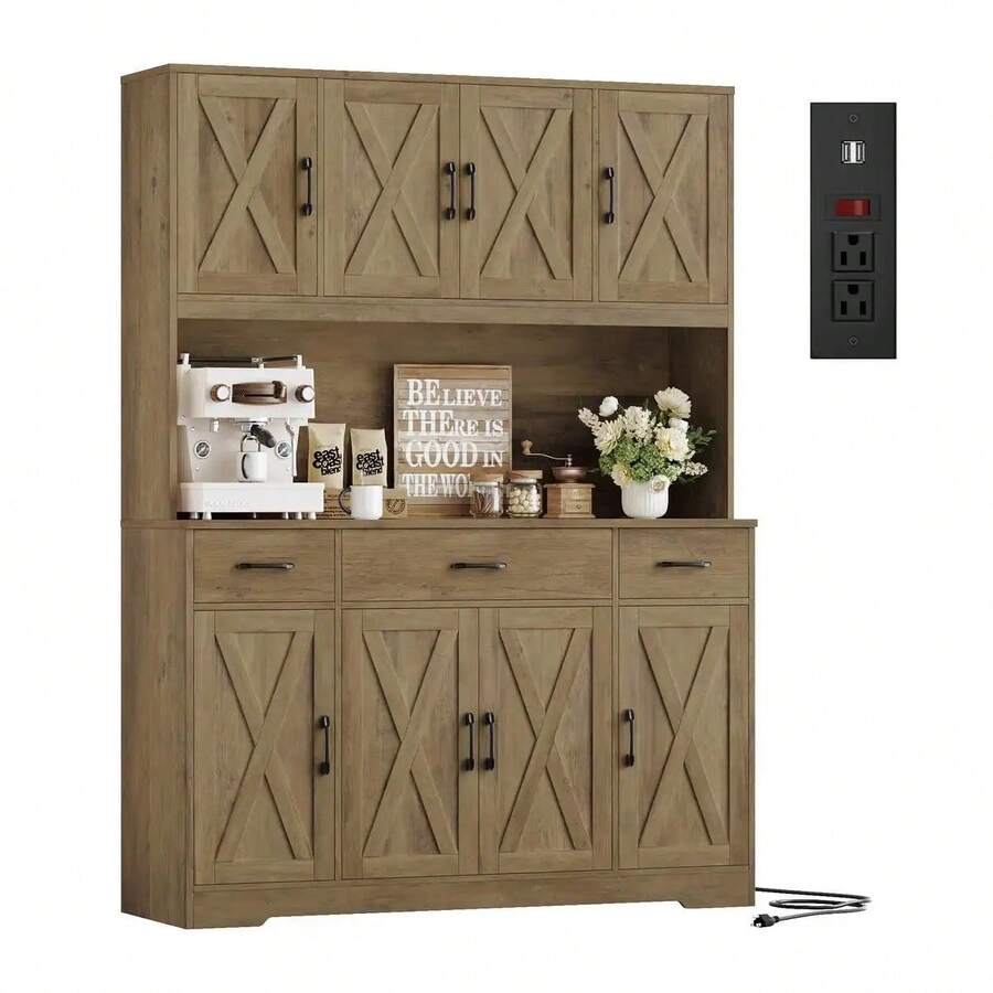 Storage Cabinets - Kahverengi - Görünüm 1
