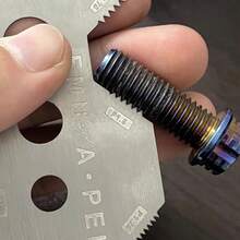 2pcs Screw And Nut Measuring Calipers, Precise Thread And Distance Measuring Tool, Stainless Steel Tube Material, High Strength, Good Elasticity, Wear-Resistant And Rust-Proof, Accurate Measurement - 2 Pieces - View 3