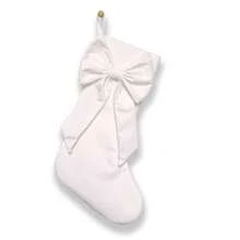 1pc Personalized Bow Christmas Stocking, Customizable Name, 2026 Embroidered Velvet Christmas Stocking, Christmas Gift, Home Decor - Multicolor - View 10