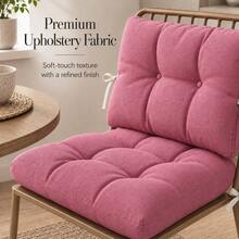 1 Pc-2pcs Premium Versatile Seat Cushion – Multipurpose Pad For Dining Chairs, Floor Seating, And Armchairs - Hot Pink - View 6