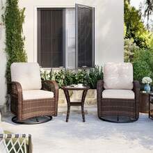 Outdoor Table & Chair Sets - Blue - View 7