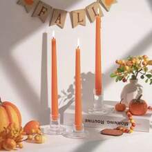 3/6/10/20pcsGlass Conical Candle Holder - Transparent Candle Holder For Fireplace And Dining Table Center Decoration - Multi-color - View 7
