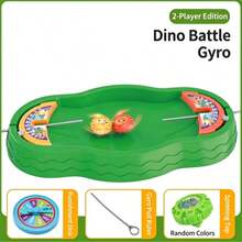 1pc-Dinosaur Battle Top Arena - Multiplayer Spinning Launcher Game, Interactive Collision Combat Toy With Scoreboard, Dinosaur Party Gift For Kids, Hand-Eye Coordination & Reaction Training - Multicolor - View 9