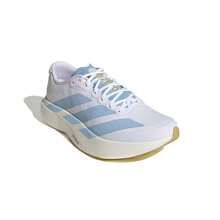 Adidas 新款男士 Adizero EVO SL 輕量舒適運動休閒跑步鞋 - 白色/藍色 - 查看 6