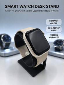 Multifunctional Watch Stand, Minimalist Universal Design, Suitable For Leather/Metal/Silicone Watch Bands, Scratch-Resistant, Wear-Resistant, Anti-Slip, Desktop Watch Storage System Set, Desktop Decoration, Party Supplies, Holiday Decor, Best Watch Storage Gift - A - View 8