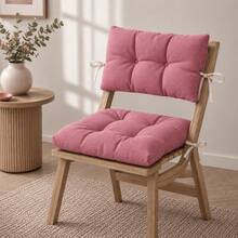 1 Pc-2pcs Premium Versatile Seat Cushion – Multipurpose Pad For Dining Chairs, Floor Seating, And Armchairs - Hot Pink - View 11